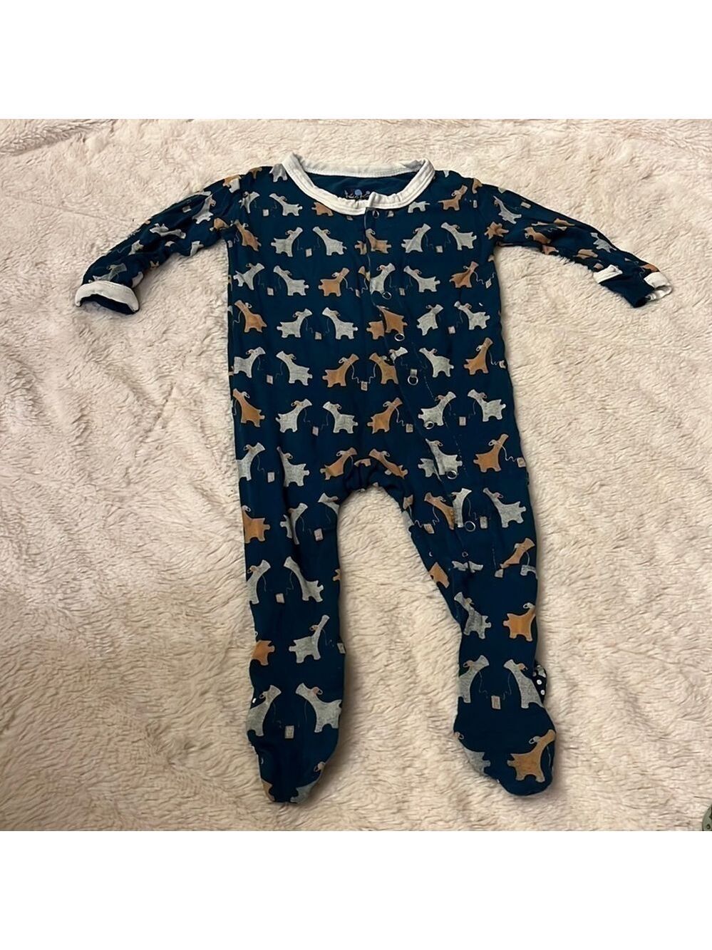 EUC Kickee Pants Footie Size 0-3 mo
